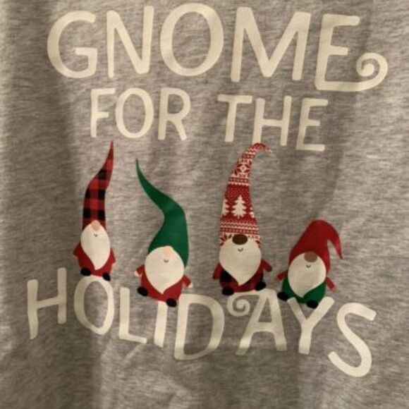 Wondershop Men's Ugly Christmas T-Shirt-Gnome for the Holidays Gray Size L Gray - Picture 3 of 7